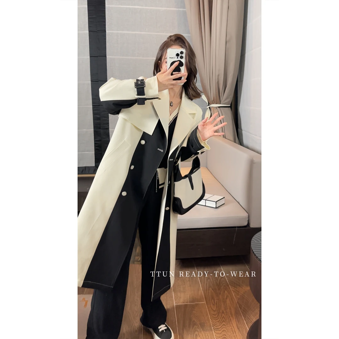 吞金兽内购会【维港半岛】梦幻联动二合一设计感外套风衣羽绒服女