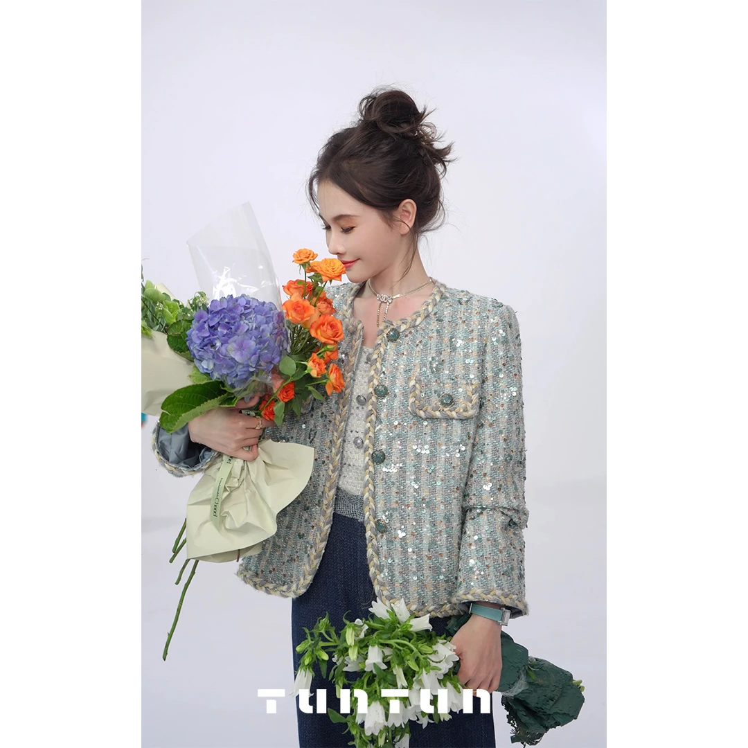 吞金兽内购会【空灵之梦】坠入仙境 精致珠片小香风外套