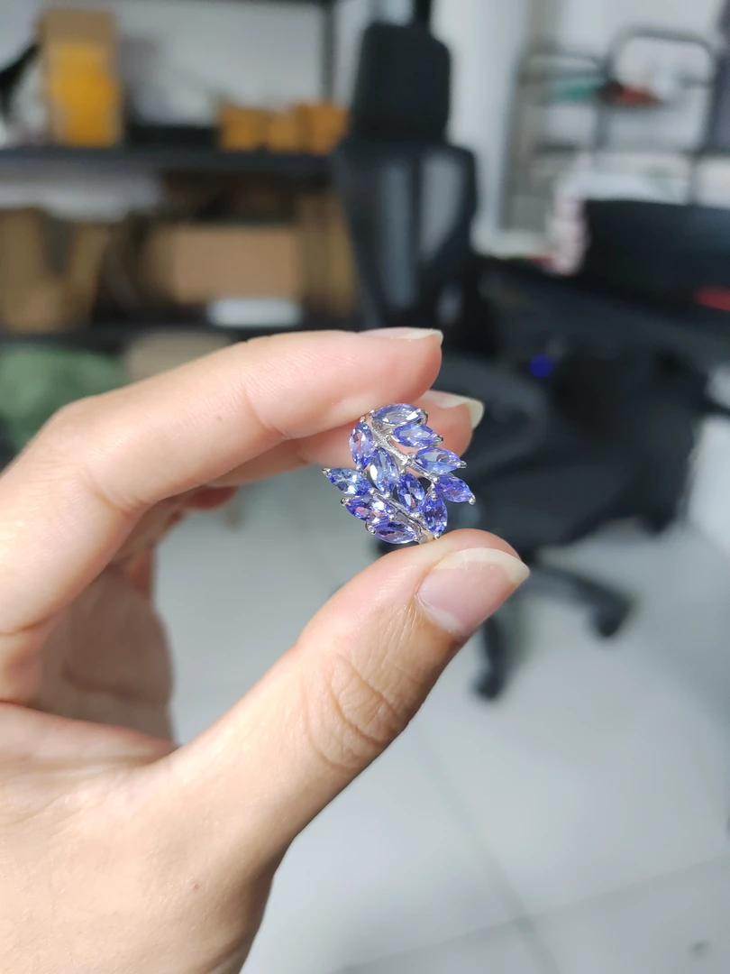 〔如一珠宝〕坦桑石戒指