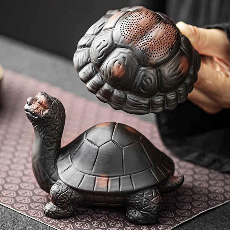 创意紫陶茶漏茶滤高档茶叶过滤网防烫泡茶神器茶宠茶台桌茶具配件