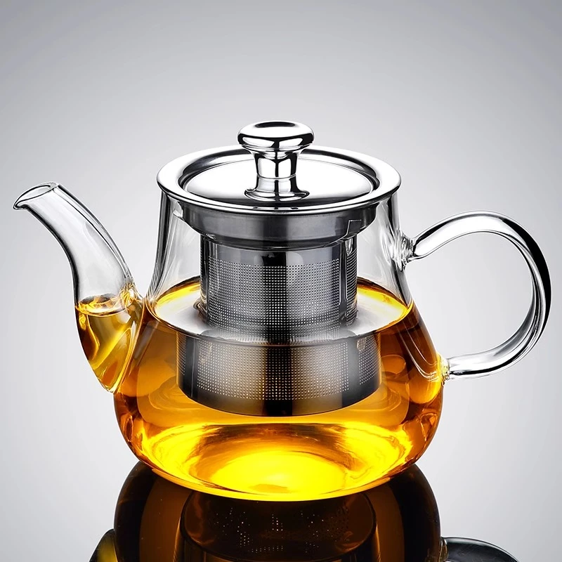 绎心透明玻璃泡茶壶公道茶水分离耐热茶水壶泡壶煮茶壶公道会客