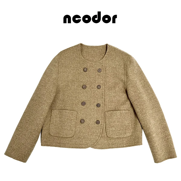 【福利款】高级感羊毛大衣女秋冬2024新款韩系小个子呢子毛呢外套