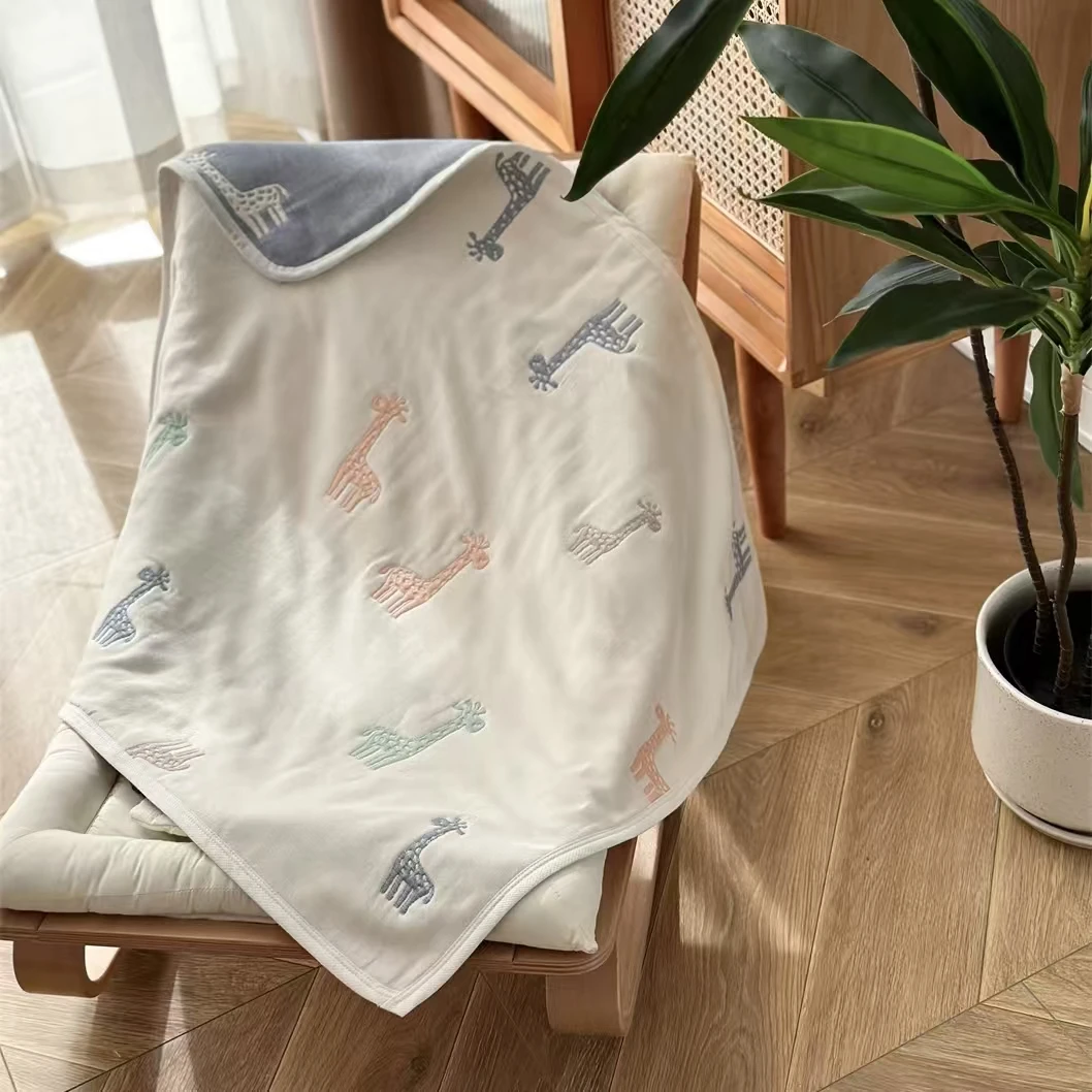 雅赞【多功能毯】母婴A类新生儿六层纱布透气多功能毯柔软薄款双面