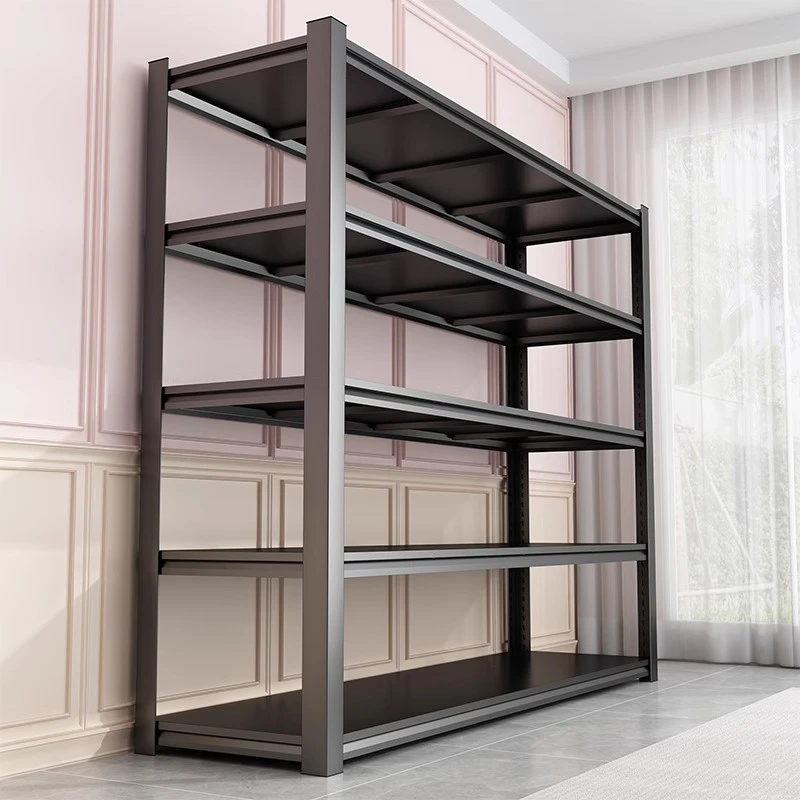 家用货架置物架多层落地仓库阳台储物架杂物间商用超市钢制收纳架