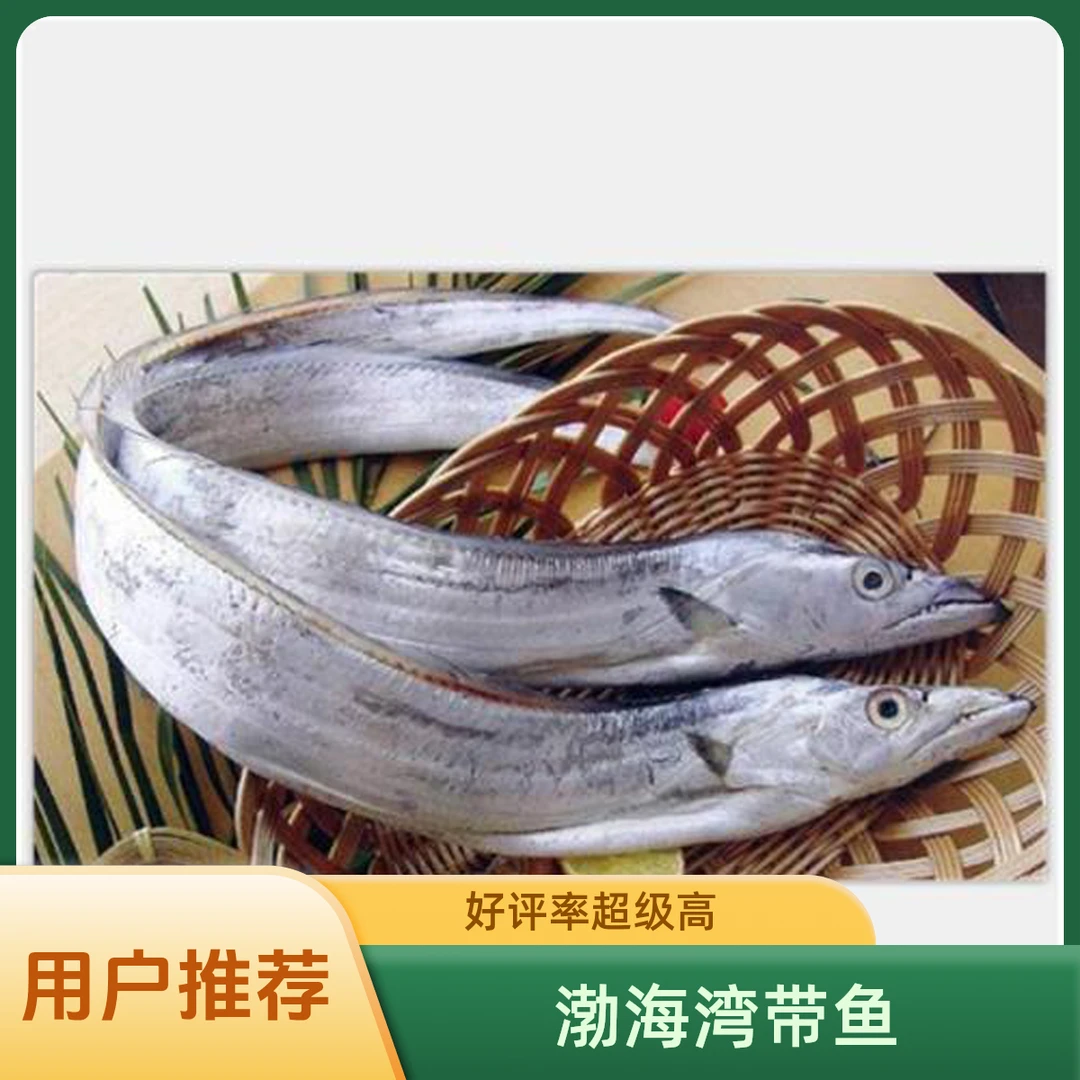 渤海带鱼4斤  4斤9条左右  介意破肚勿拍    顺丰包邮