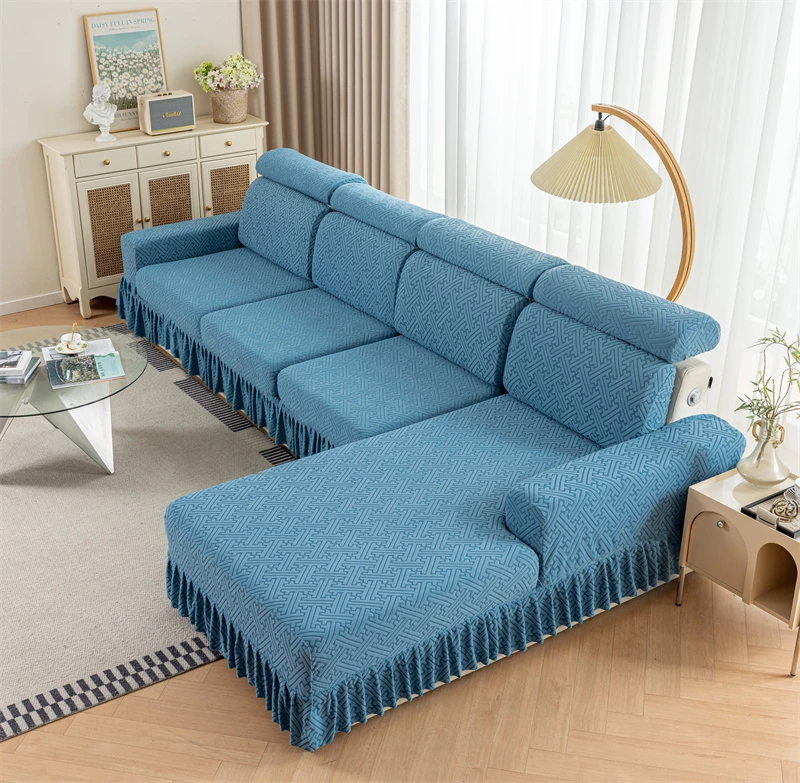 【格调裙摆】弹力沙发套罩全包防尘套四季通用防滑沙发垫套通用型