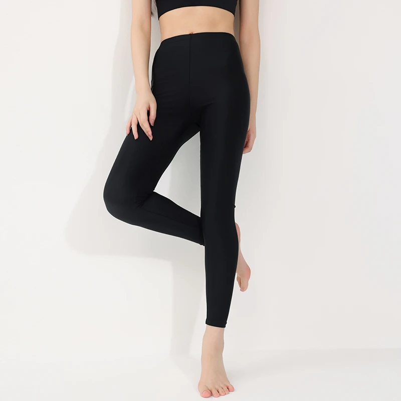 泳衣泳裤女长裤大码高弹速干防走光冲浪潜水游泳温泉不掉色长款裤