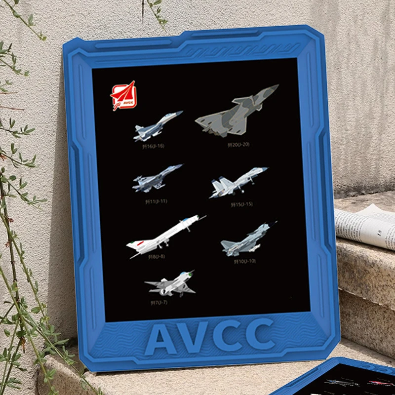 【长春航展】【珠海航展】歼系列中号彩色浮雕飞机徽章中航授权