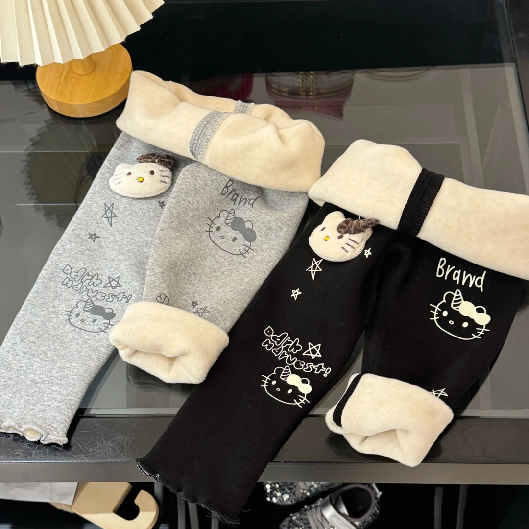 雏奇实体高品质 立体KT猫打底裤