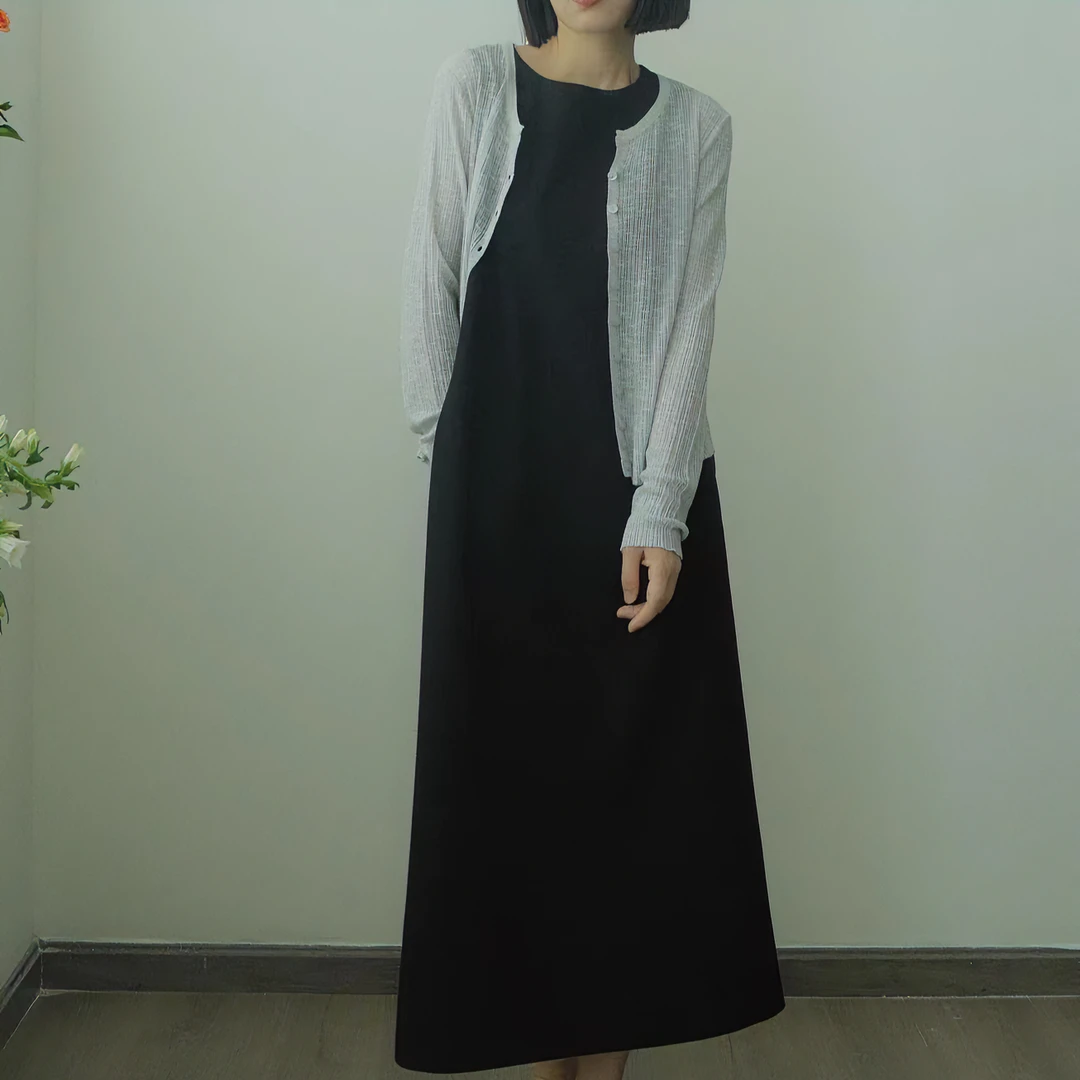 【空调冰感衫】夏季薄款气质藏肉空调防晒针织开衫干爽型百搭正肩