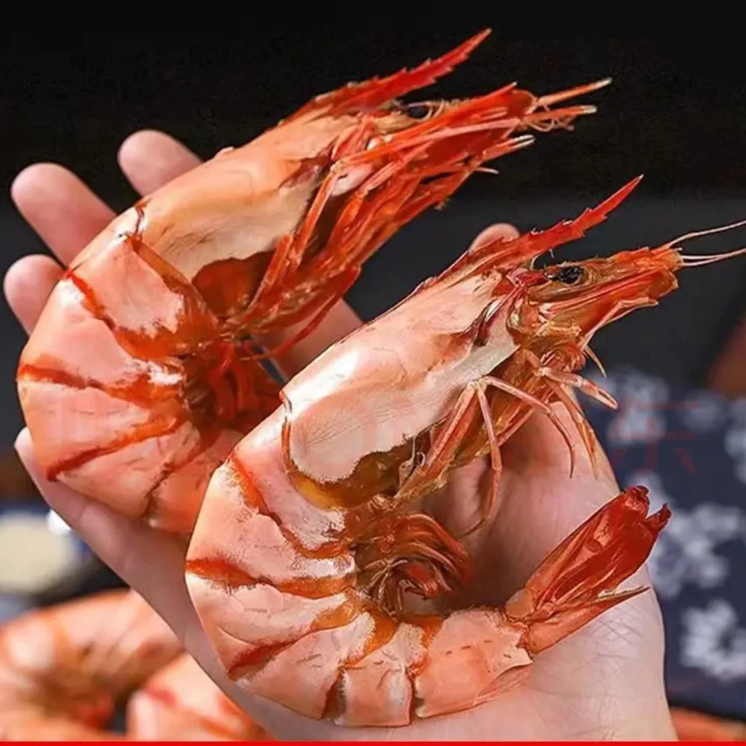 炭烤九节虾干 250g/包 开袋即食海鲜零食烤虾海虾