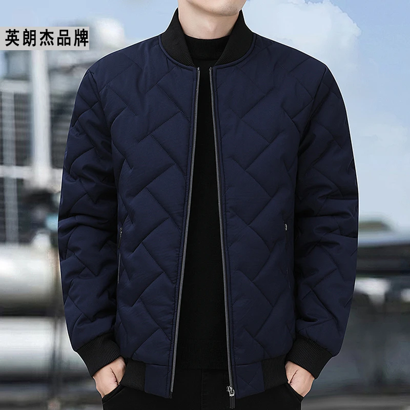英朗杰男士小棉袄冬季加厚超轻短款休闲棉衣保暖加肥加大码棉衣潮