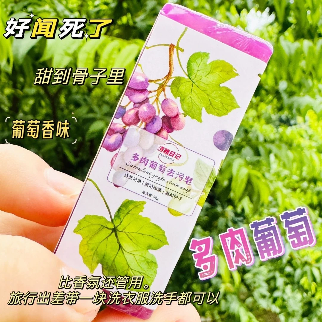 淓雅日记旅行便携领口衣袖洗衣皂肥皂洗手香皂无磷剂衣物洗化妆刷