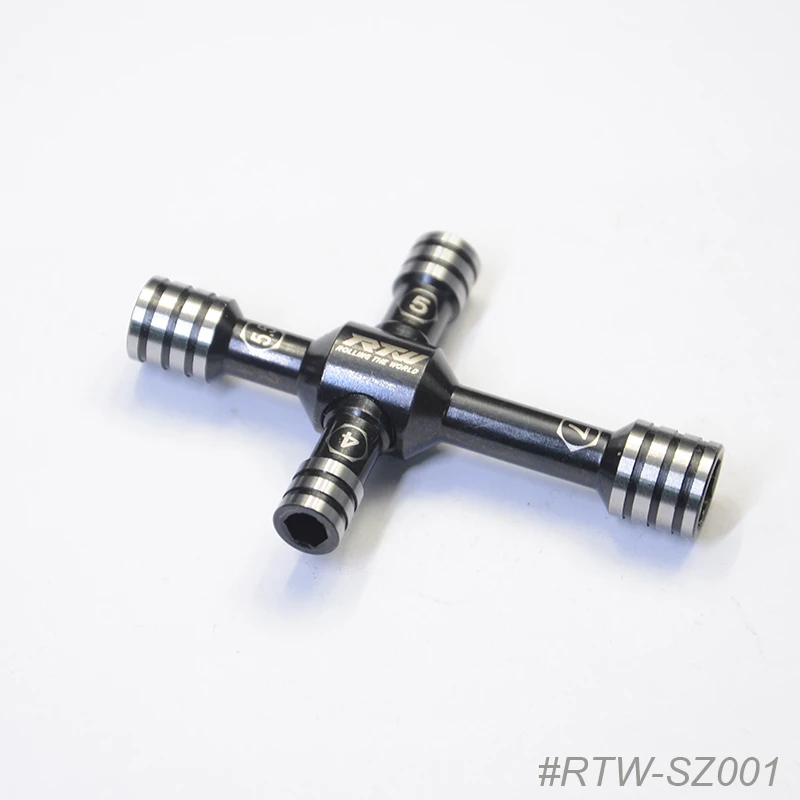RTW便携小六角套筒十字螺母工具多规格拧螺丝4.0-5.5-7.0-8.0