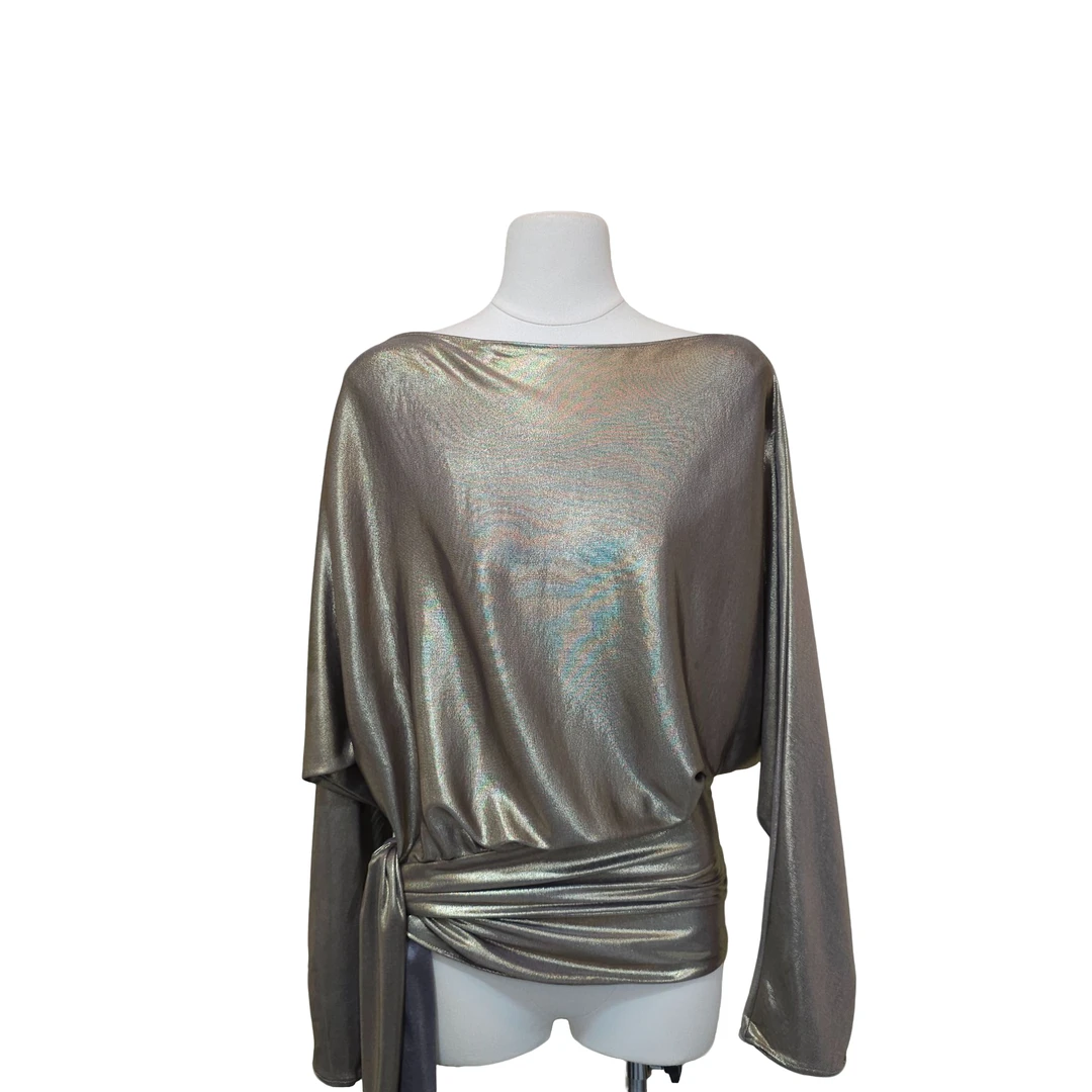 MONICA 绑带气质轻奢小众设计上衣