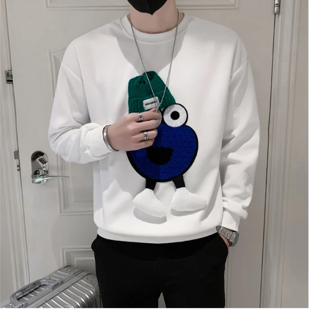 卫衣男ins潮牌痞帅男装上衣春秋季潮流2023新款春款爆款帅气衣服