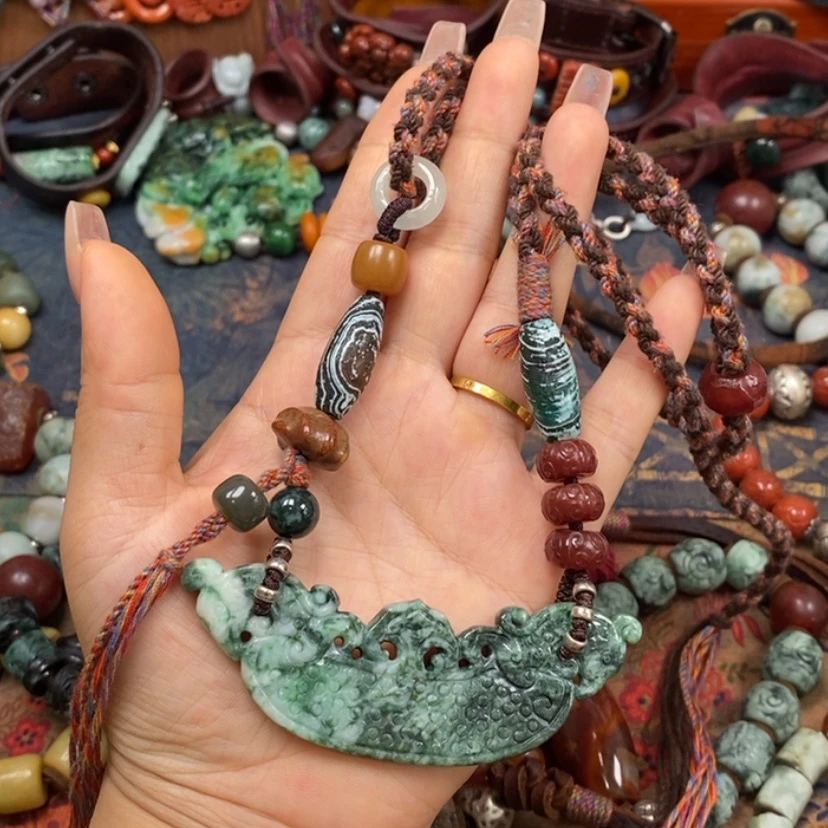 【闪购商品】翡翠颈饰未镶嵌项链