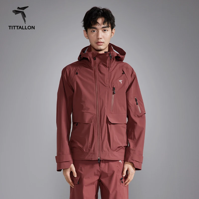 TITTALLON/体拓【山系人】户外露营3L防水外套 男女徒步专业冲锋衣