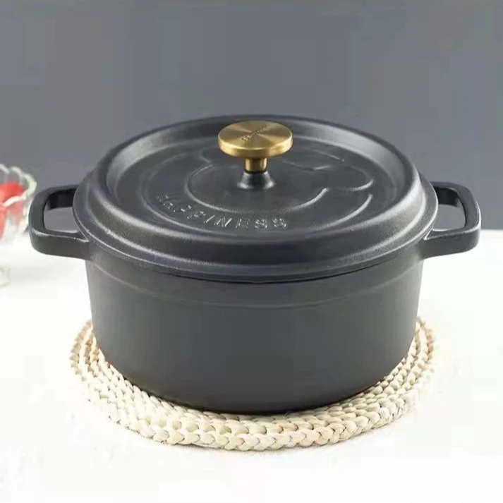 时尚珐琅经典米奇炖锅平底微压锁水多用煲汤锅无涂层厚实炒锅煎锅