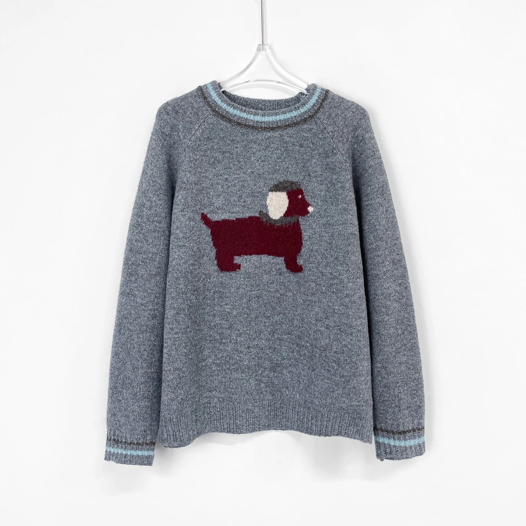 Q“腊肠狗毛衣” 休闲减龄撞色毛衫 XIAOP-Z3551