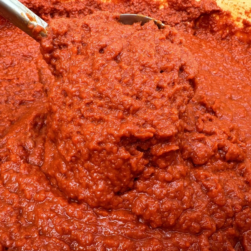 大别山农家石磨辣椒酱笨辣椒红灯笼辣酱500克辣椒酱瓶装正宗特产