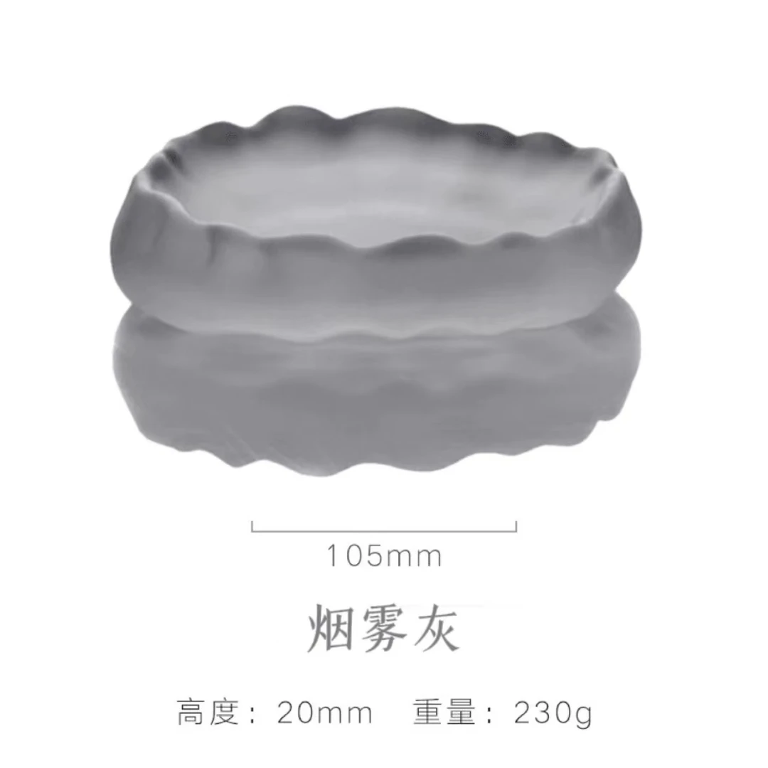 冰种墨碟砚台磨砂可盛墨笔舔笔搁毛笔书法国画练习专用水晶玻璃