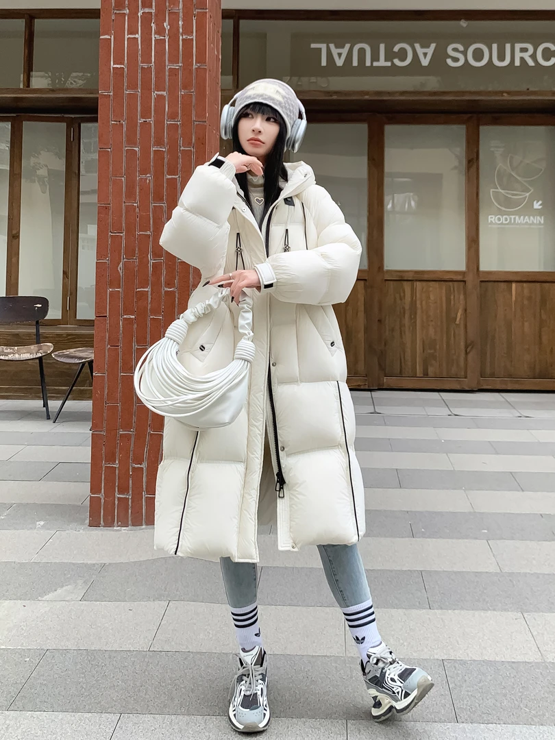 高充绒中长款云朵泡芙羽绒服MT6635