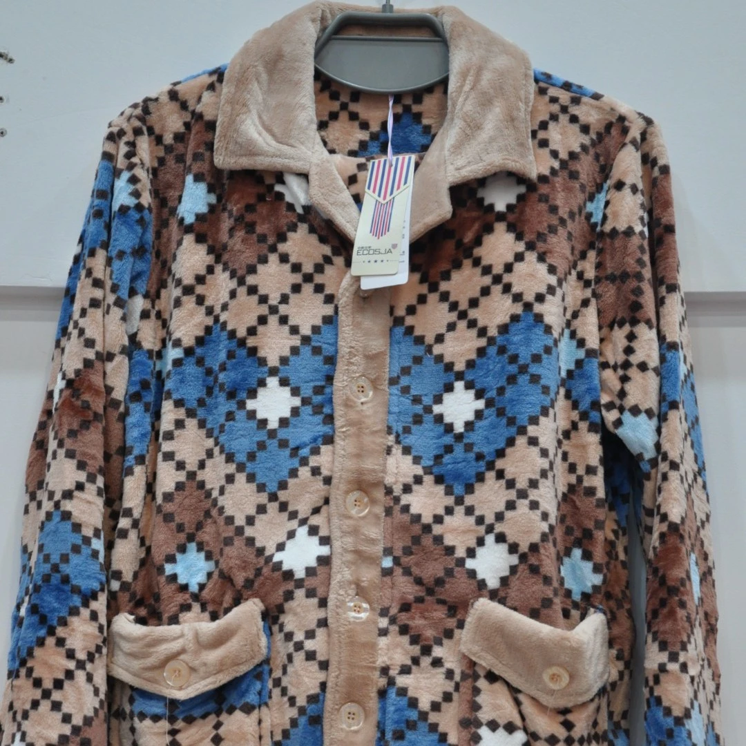 秋冬季男款法兰绒家居服（依酷世家）