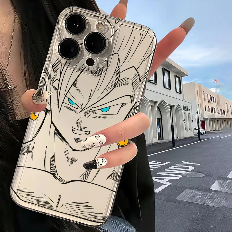 素描悟空iphone15promax苹果14/13手机壳12透明11x软壳7/8p可爱6s