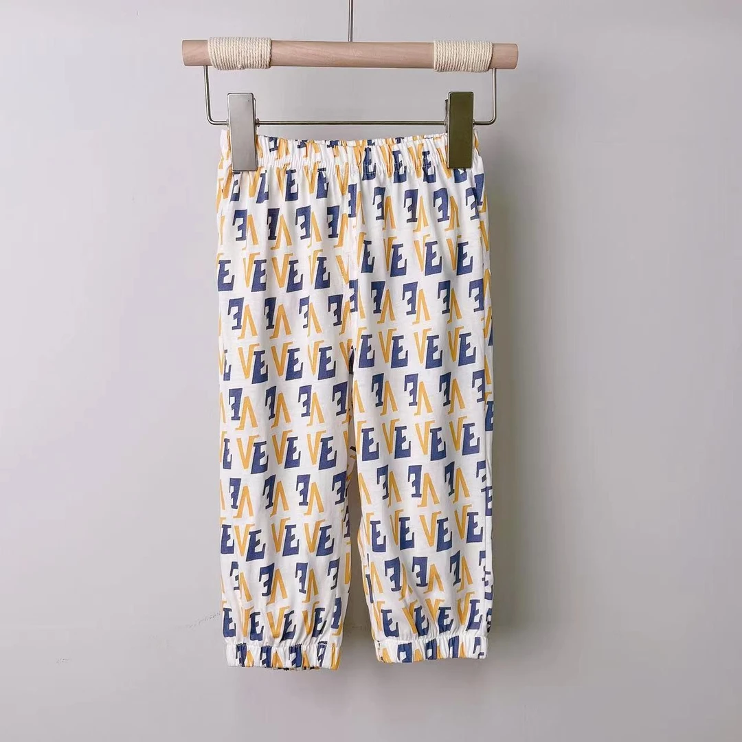 儿童夏季薄款防蚊裤小童外出裤子160152