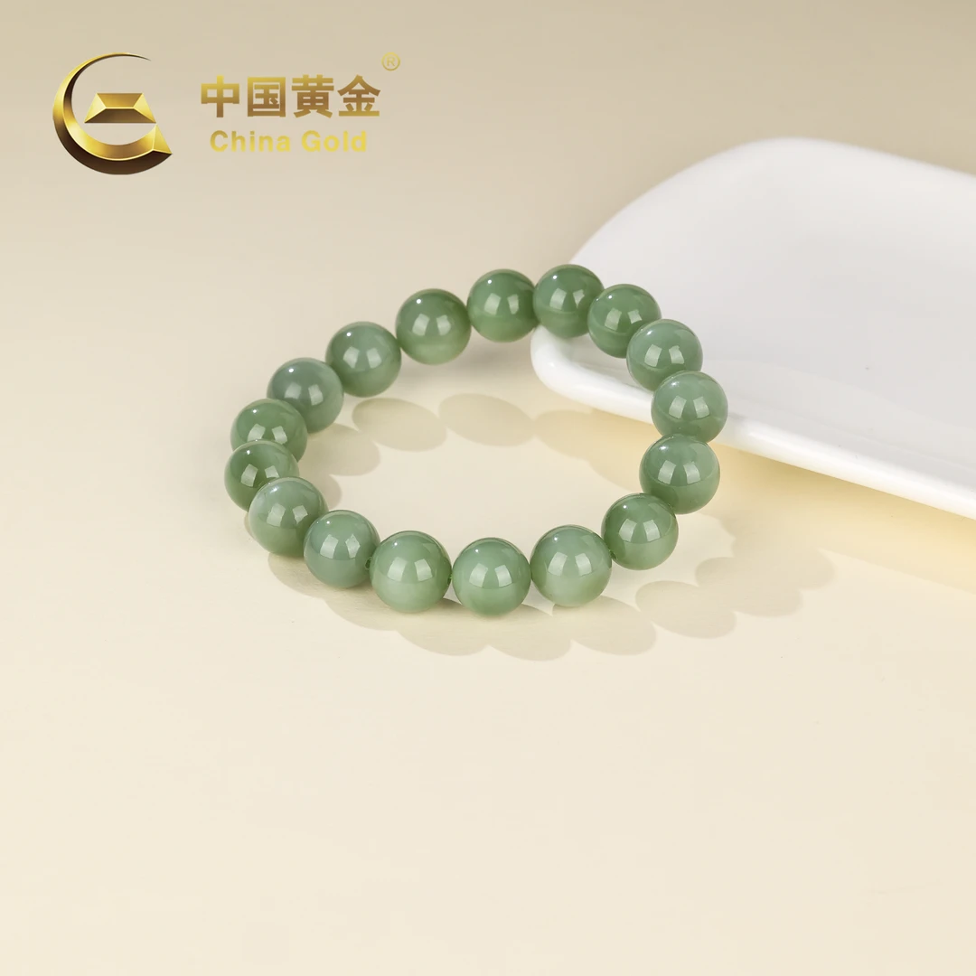 【中国黄金】倚泉 | 和田玉*手串*未镶嵌-S1845-Y