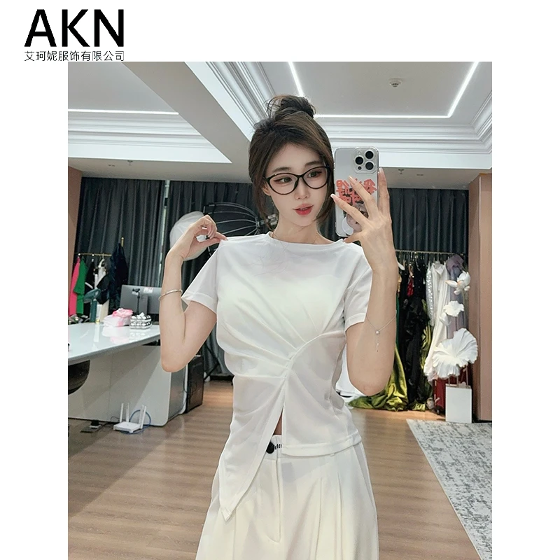 高品 不规则短袖T恤(T24012)