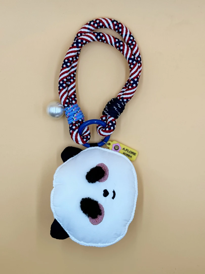 A.FLORE韩国原创手工可爱包包挂件挂饰熊猫耳机包