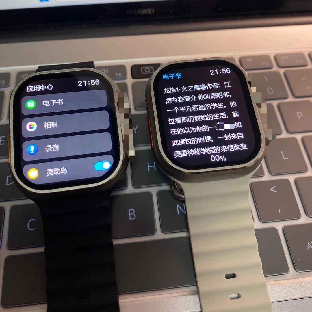 12月版 带电子书 灵动岛 录音等多功能 顶配智能手表＋防水