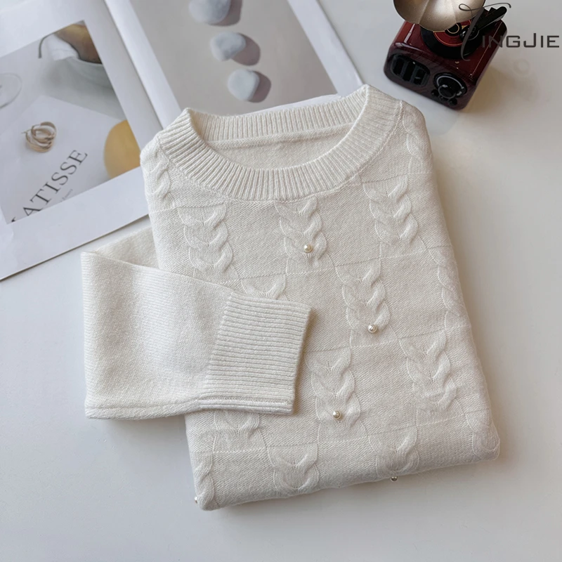 B1700长袖上衣针织毛衣上衣女