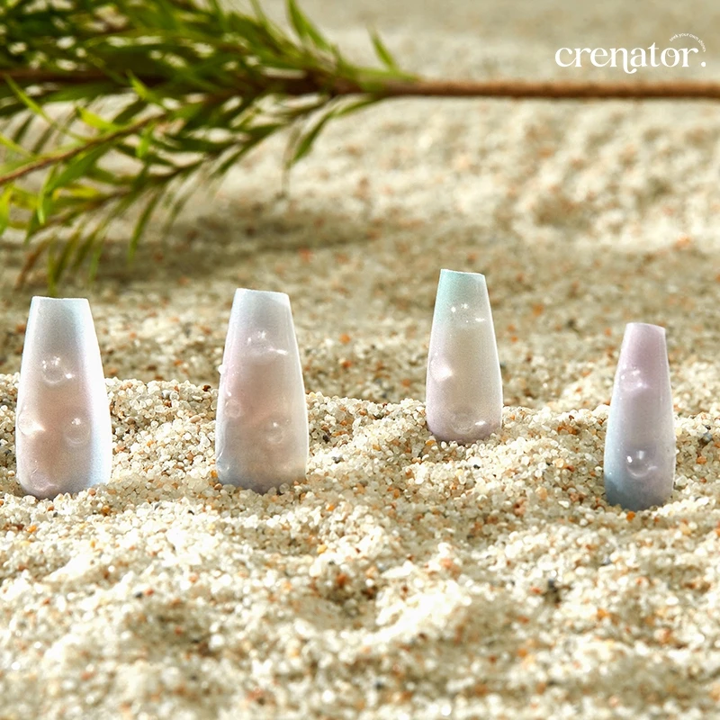 【幻泡琉璃】Crenator手工立体穿戴甲 手指上的清新气泡水