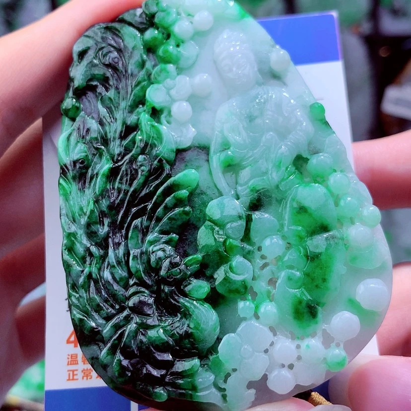 【闪购商品】翡翠颈饰未镶嵌挂件