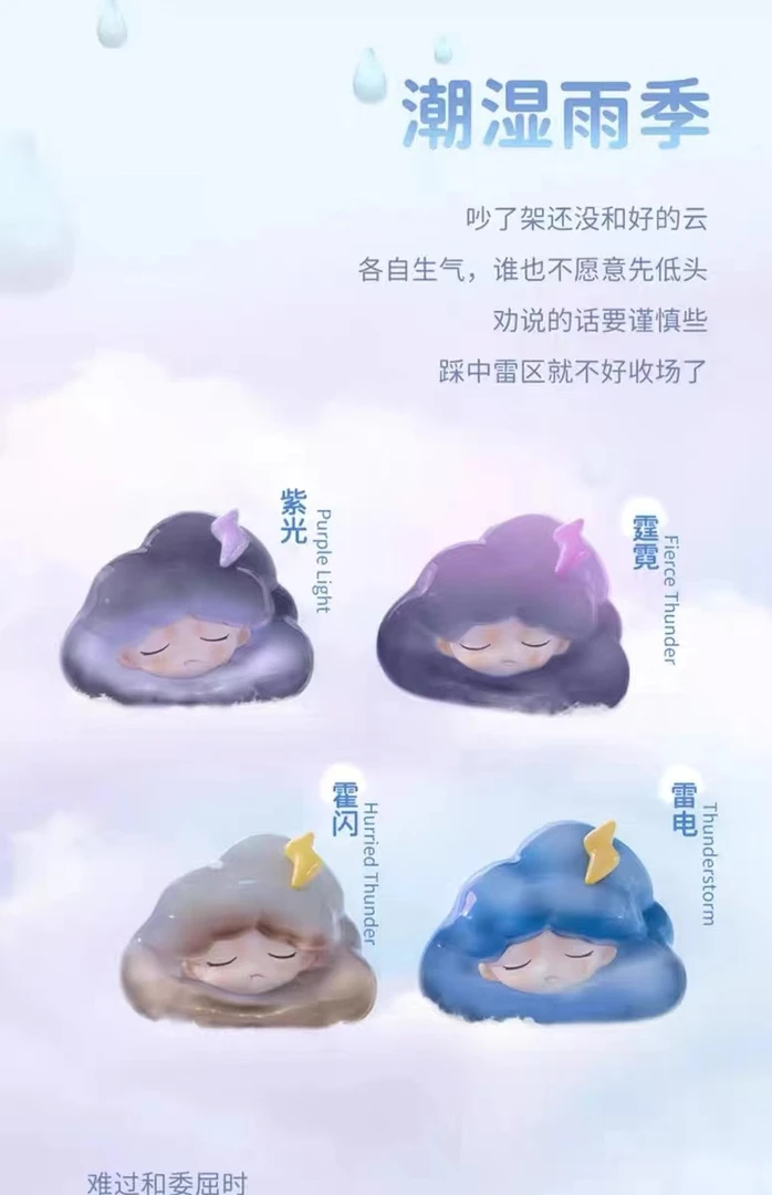 【拆袋】YUMO云梦云朵收藏家mini系列盲盒萌粒手办