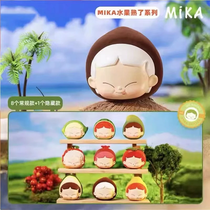 【拆盒许愿】MIKA水果熟了盲盒新品可爱潮玩公仔水果头少女