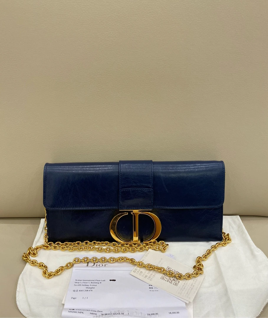 99新 DIOR/迪奥 Dior 蒙田 横版woc 可腋下可斜挎