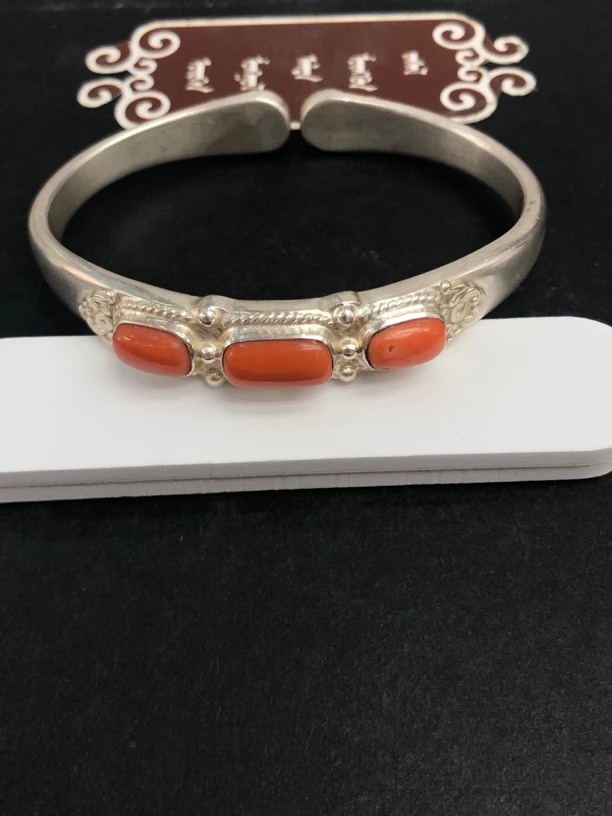 非金属亚克力手镯 时尚饰品 民族风 珊珊银手镯