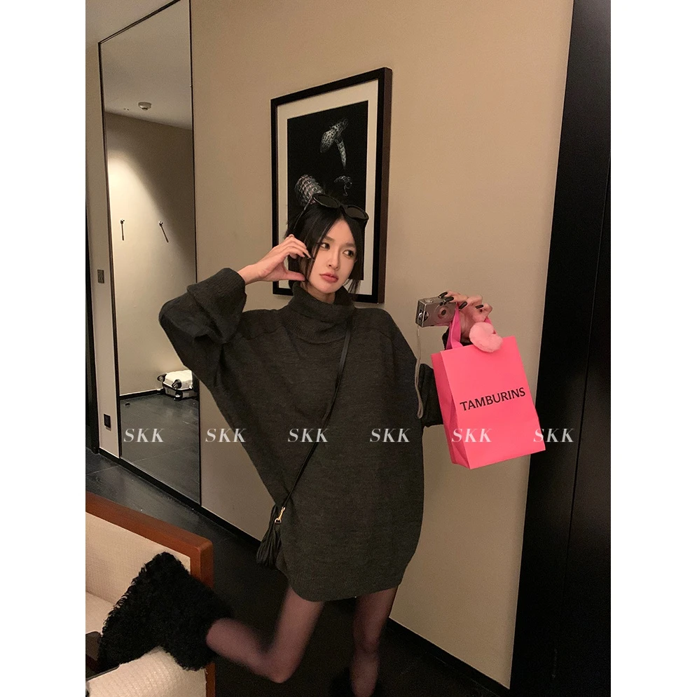 【青苍现货秒发】Skk Store 曼德拉秋日 高领针织衫上衣秋季女