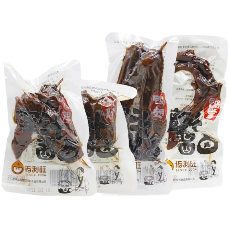 佰利旺蜜汁酱卤鸭脖鸡翅鸭翅鸭掌小包装甜味休闲零食开袋即食0g笋