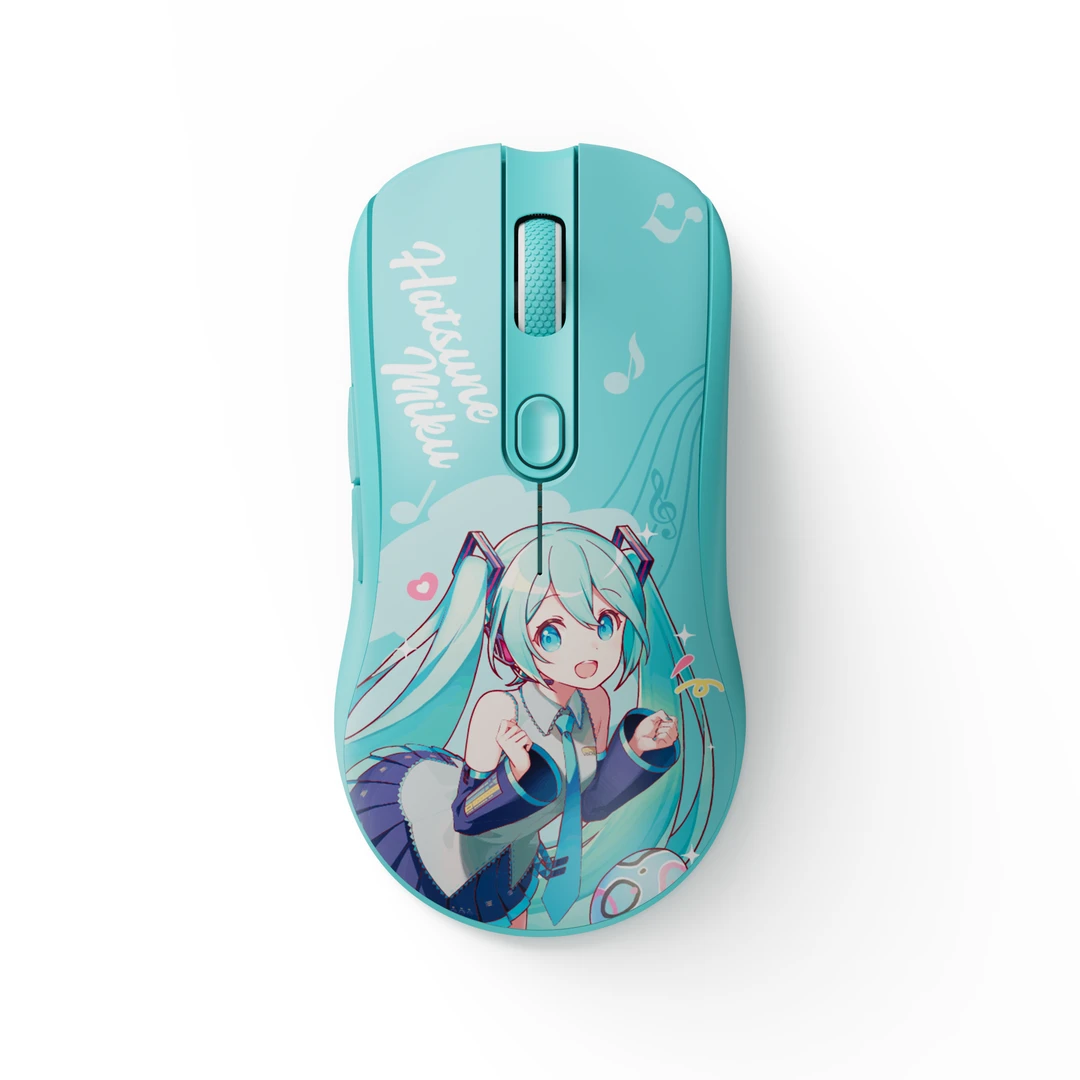 AKKO AG ONE初音未来绿色正版IP联名游戏鼠标三模8K回报3395电脑