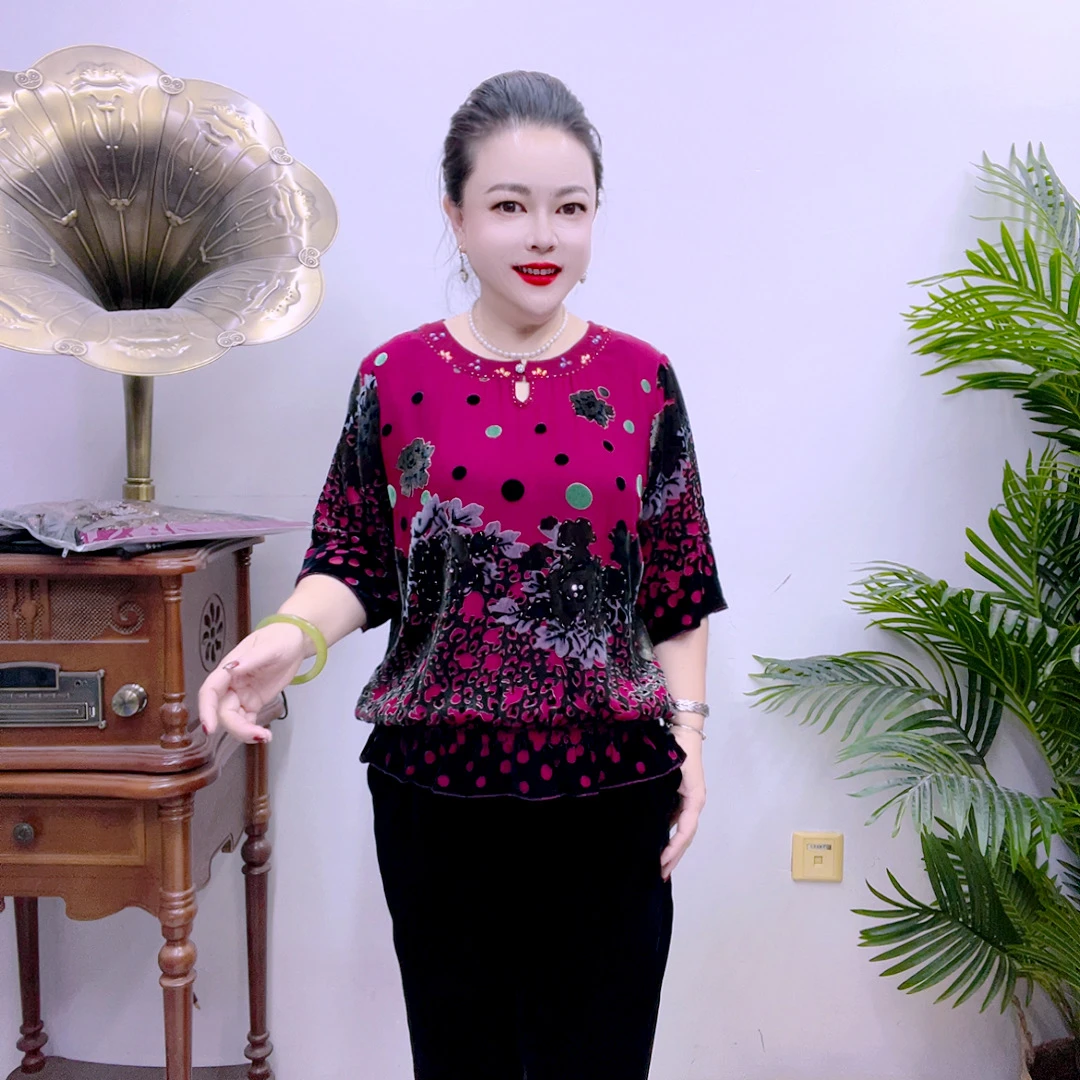 高端桑蚕丝上衣10A21011
