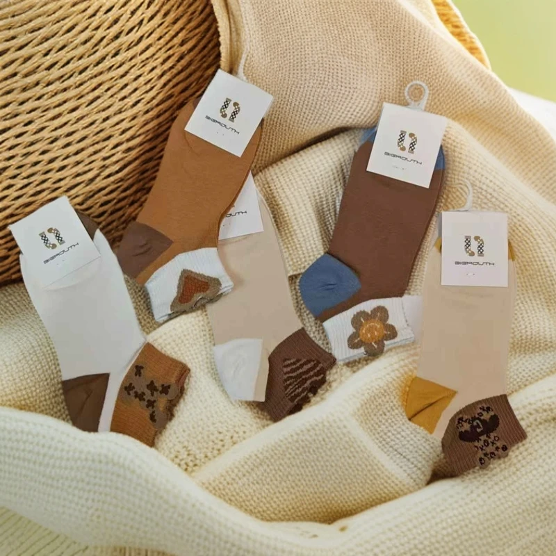 袜子女士夏季ins日系浅口低帮百搭春夏韩版短筒透气棉袜学生短袜