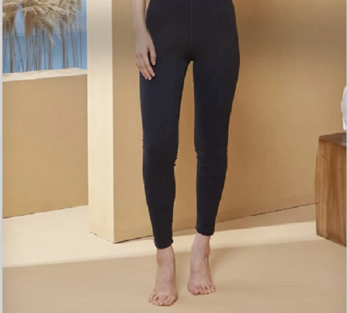 暖意绒绒 女加大护膝保暖裤8766
