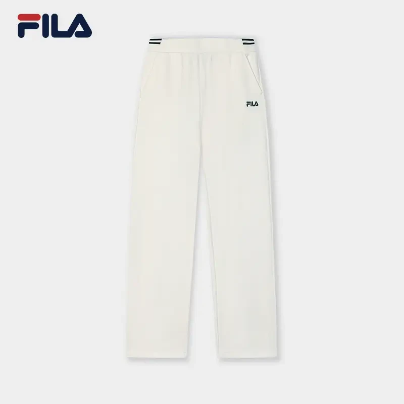 Fila/斐乐2025年新年新款女士户外休闲运动针织长裤F11W518605F