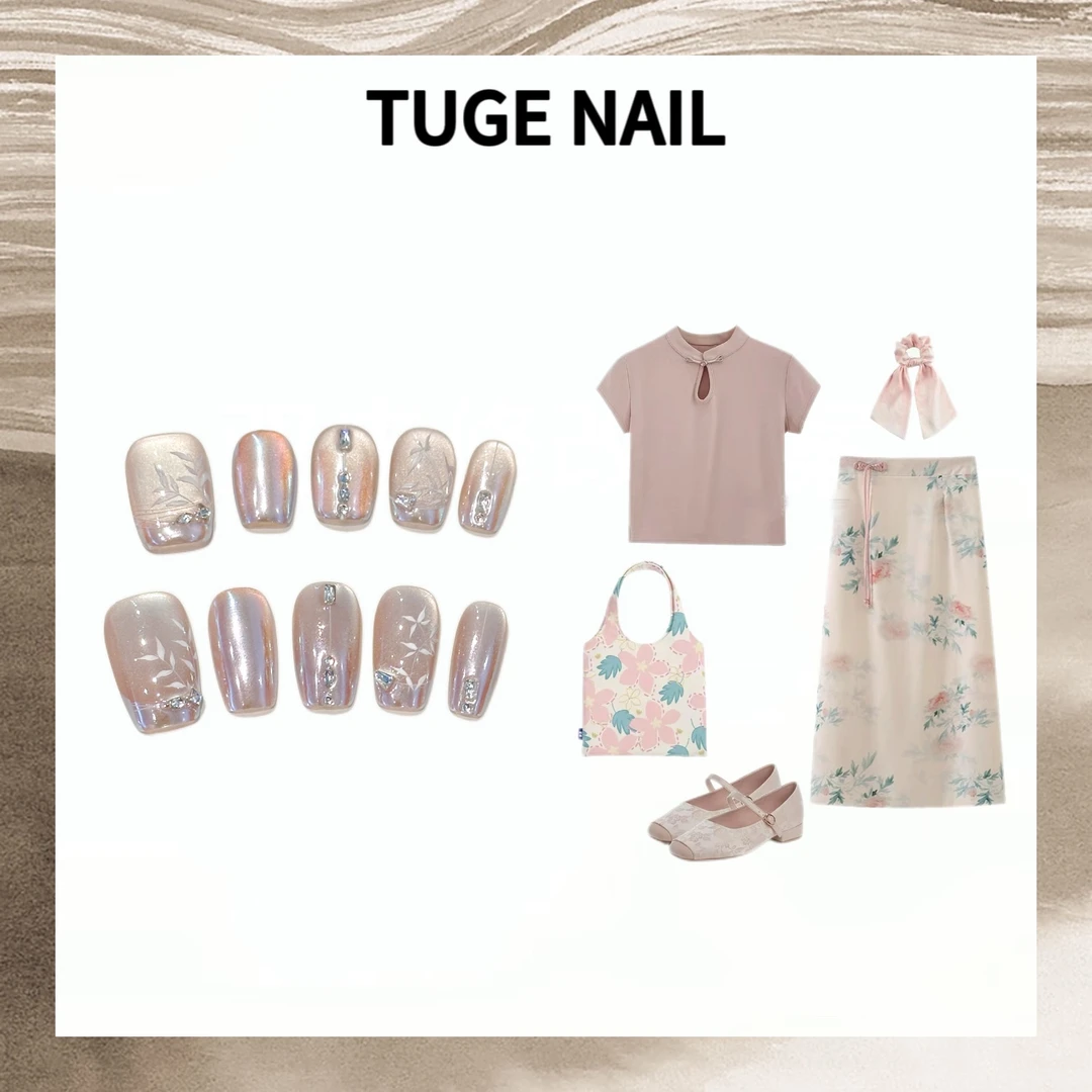 TugeNail“西雅图”高级感复古极简小众设计师穿戴甲TGY725