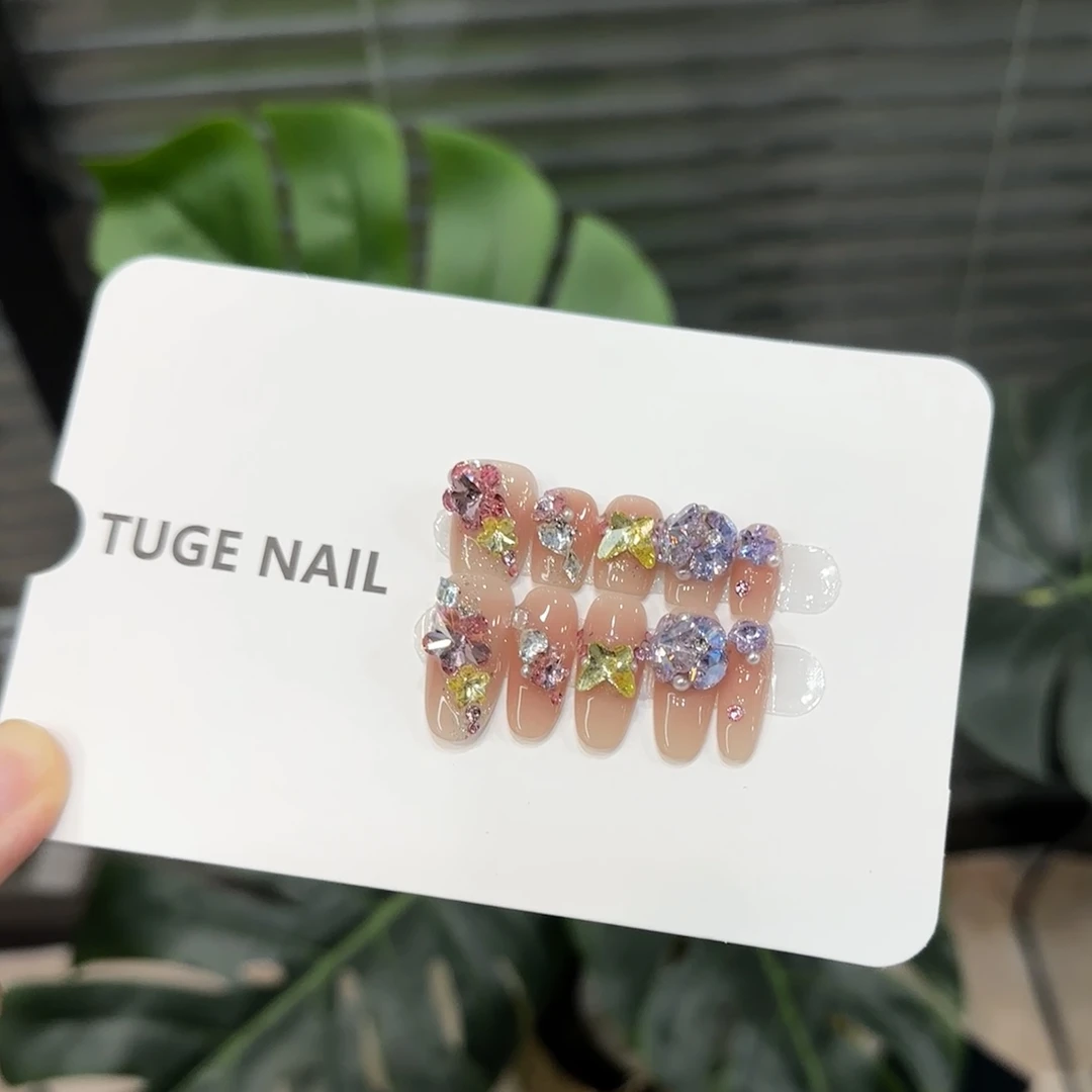 TugeNail“夏日灵感”【施家全华】夏日超闪满钻系列穿戴甲-芬达